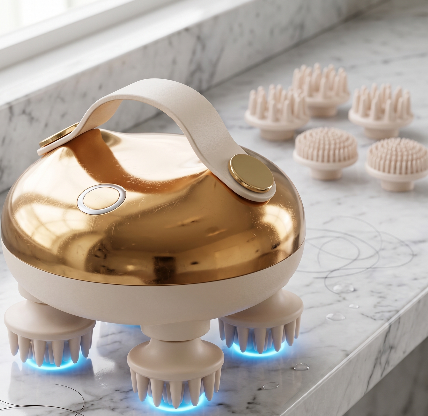 KIVRA™ Deep Tissue Scalp Massager | Professional Stress Relief & Hair Growth Stimulator